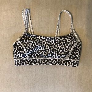 Lululemon cheetah size 4 sports bra